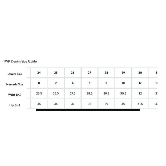 New $525 TWP Dancing in the Dark Wide Leg Trouser Jeans Size 29 - Picture 6 of 6